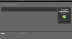 Desktop Screenshot of businessesonthenet.co.uk